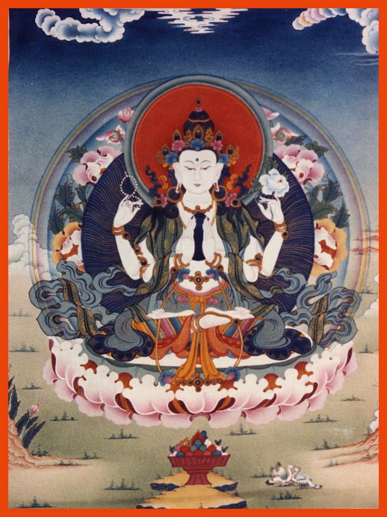 Avalokiteshvara In The 6 Realms (Chenrezig) | Tibetan Buddhist Altar